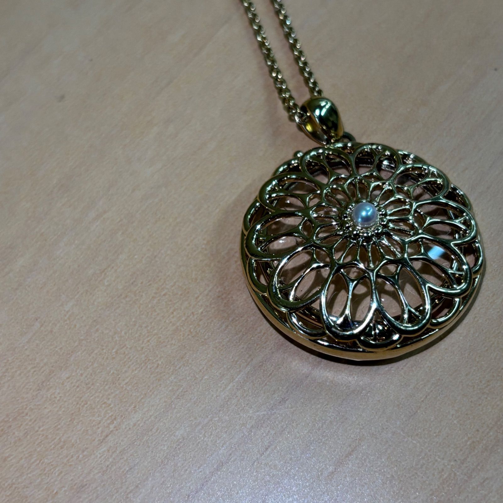 ◎ミキモト MIKIMOTO ルーペネックレス パール ペンダント ルーペ