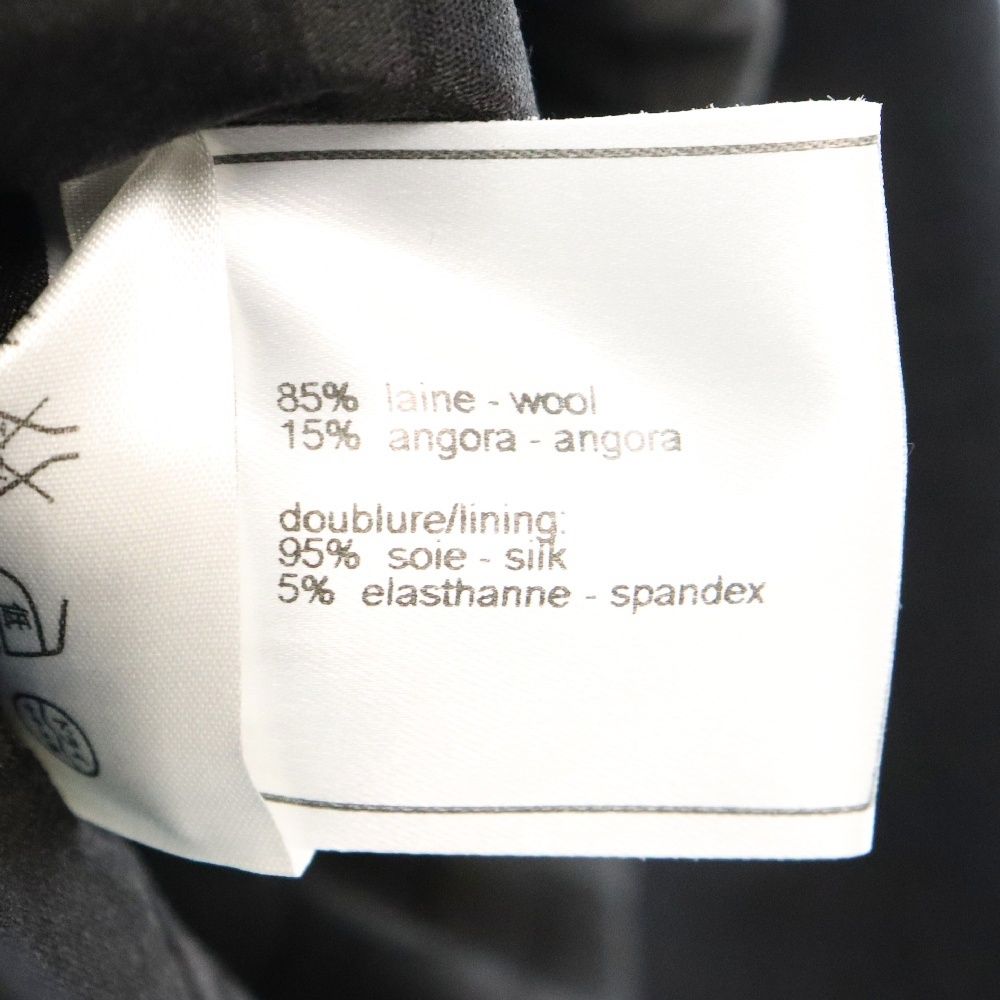 CHANEL (シャネル) ツイード ジャケット ブラック ウール #38 P18921  