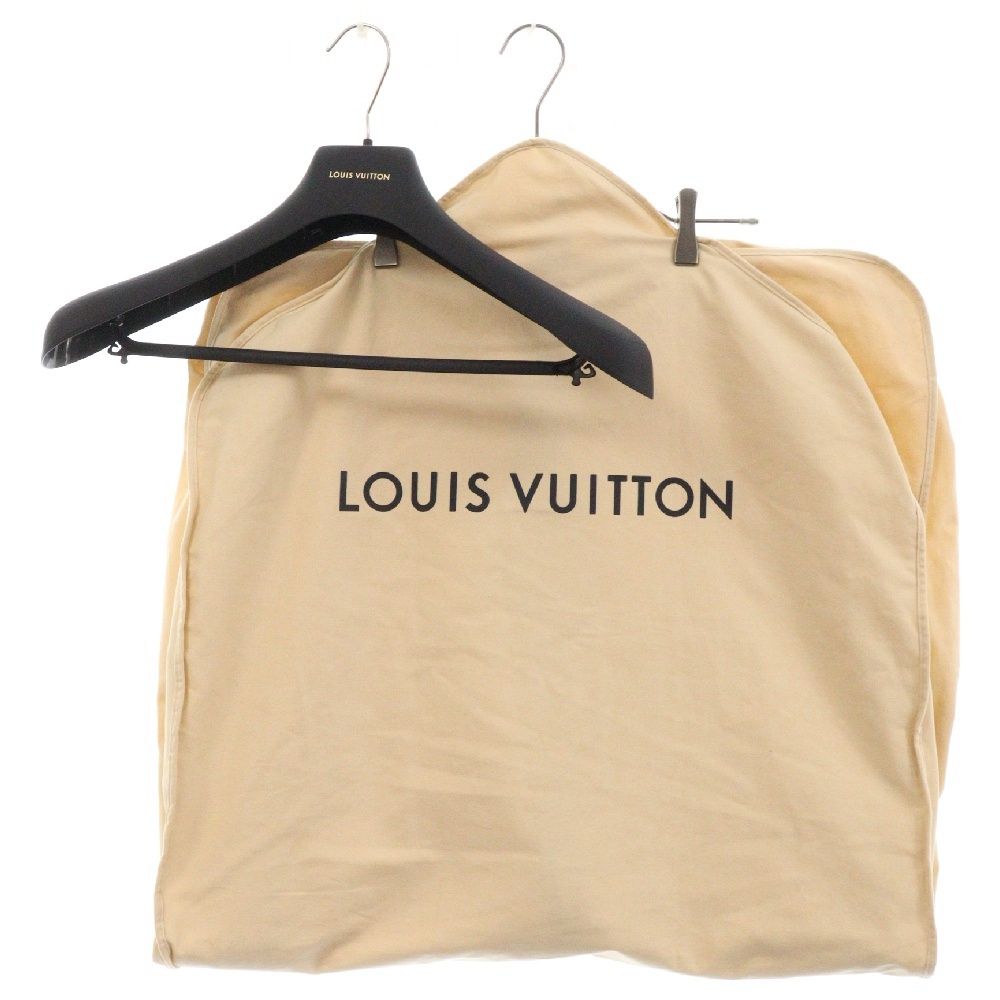 LOUIS VUITTON (ルイヴィトン) ロゴデザインレザージャケット ベージュ