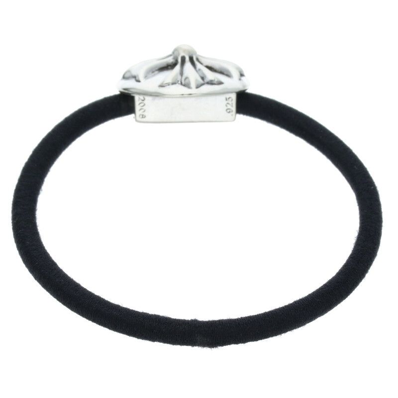 クロムハーツ　クロスボールボタンヘアゴム　　コンチョ　シルバー クロムハーツ HAIRBAND/クロスボールボタンヘアゴム シルバー