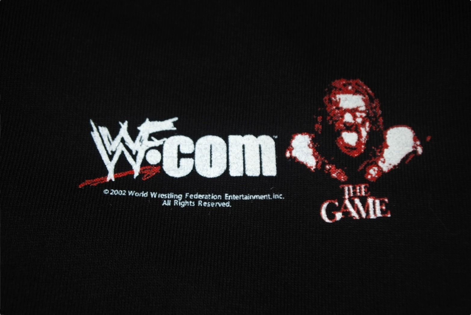 HHH トリプルH THE GAME WWF WWE 2002 Tシャツ M ブラック