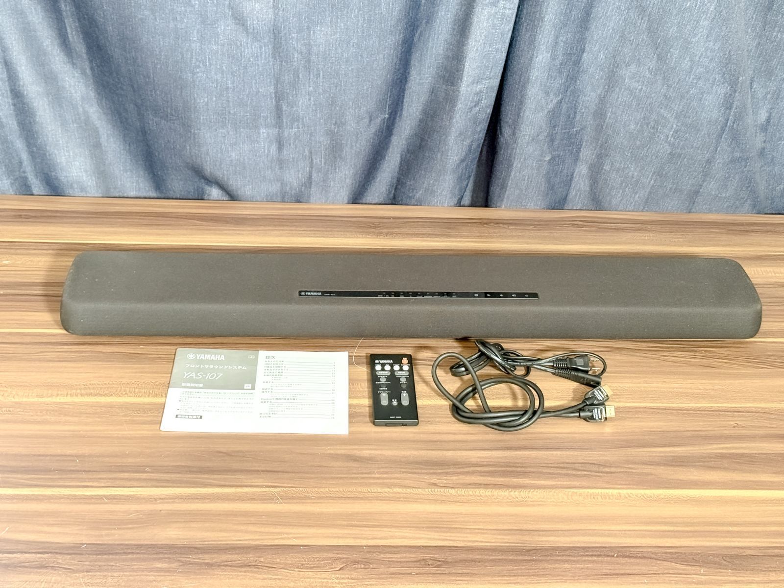 【美品】送料込み YAMAHA サウンドバー YAS-107 スピーカー ヤマハ YAMAHA フロントサラウンドシステム YAS-107 サウンド
