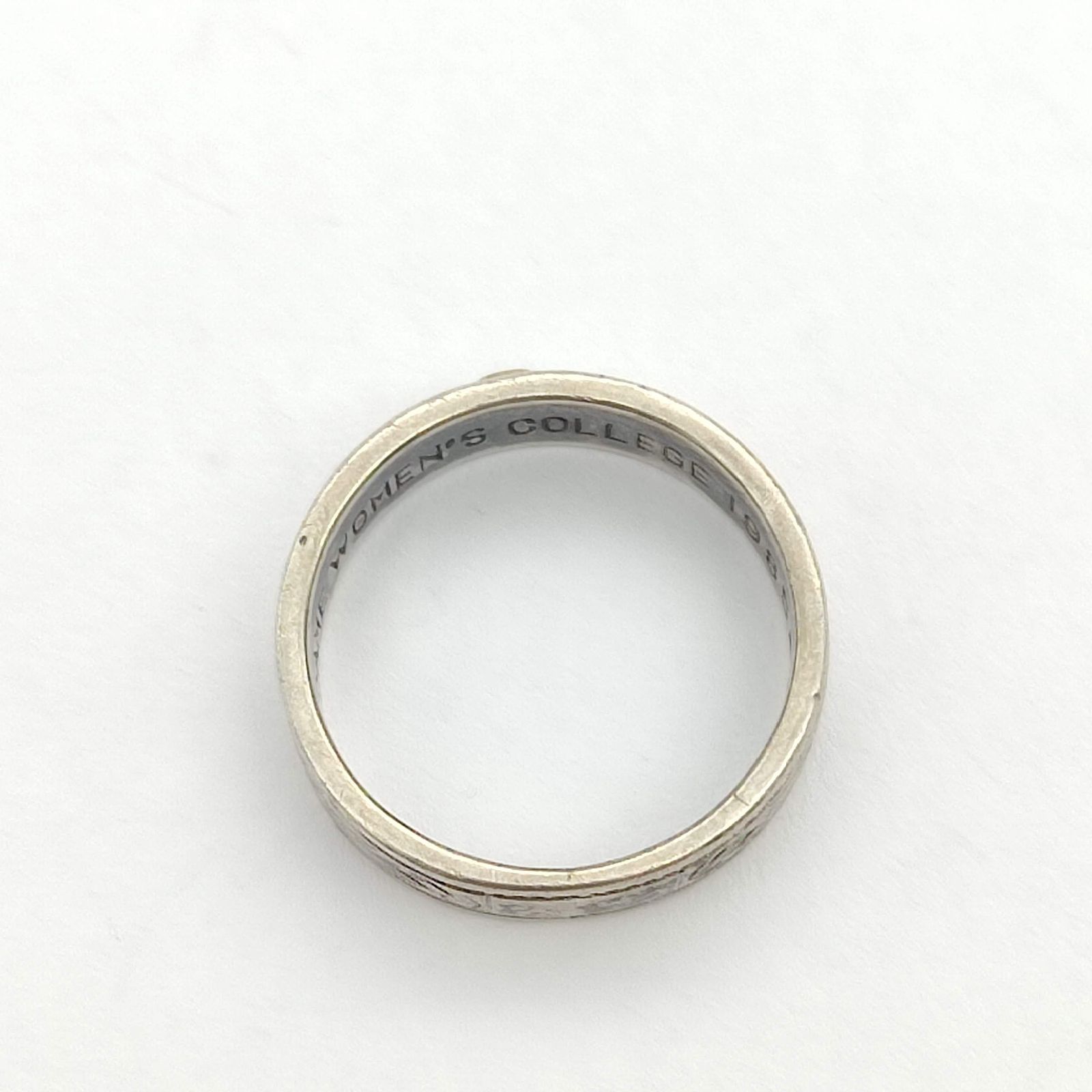 美品】ノートルダム女子大学 卒業記念 リング SILVER K18×シルバー925