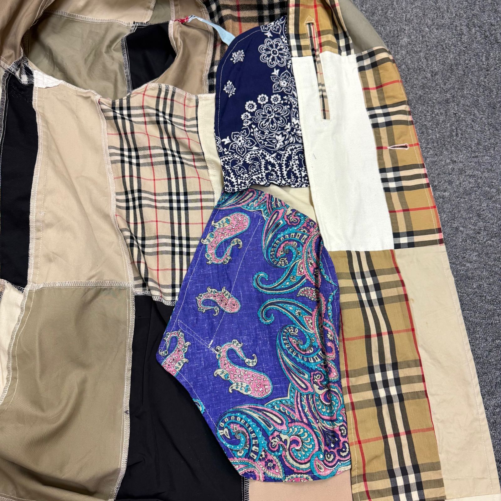 未使用品 Sillage Artisanal Collection trench coat トレンチ 未使用品 Sillage Artisanal Collection trench coat トレンチ