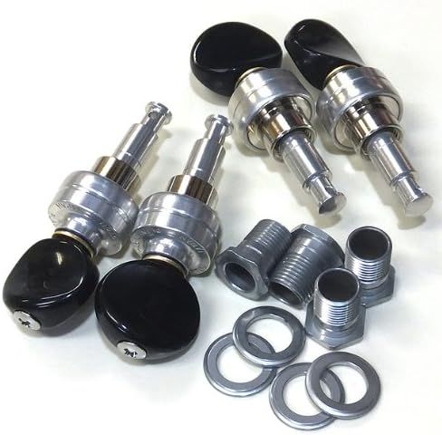 ゴトー ウクレレ ペグ GOTOH UPTL UBB CW クローム UPTL|CB 黒ボタン|C|L Ebiオリジナルピック付