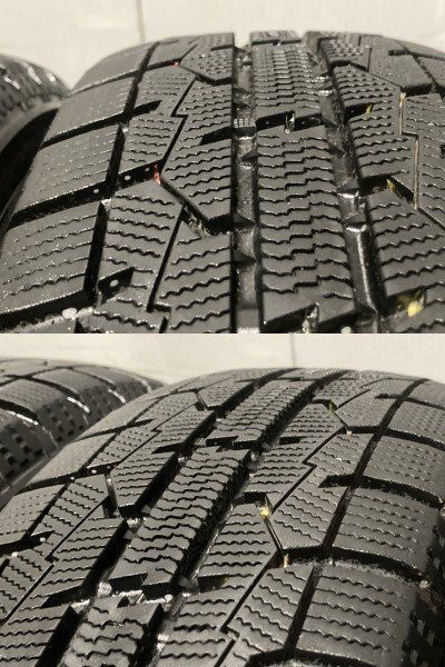 【TOYO GARIT GIZ 175/65R15】スタッドレス【Weds ravrion 15インチ 5.5J4HPCD100+42】21～22年製 バリ溝 ヴィッツ アクア等　(KTD188)