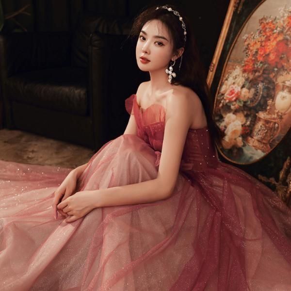 ロングドレス ドレス ウェディングドレス ワンピース パーティードレス 演奏会 発表会 二次会 コンサート舞台 卒業式 披露宴 MAAHADDERANG_COM