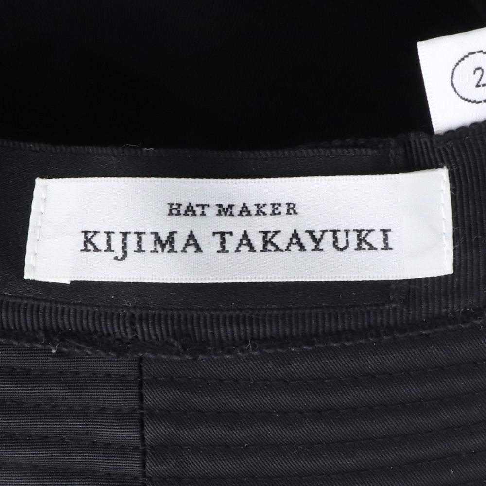KIJIMA TAKAYUKI × th エコレザーバケットハット 2 KIJIMA TAKAYUKI × TH エコレザーバケットハット ブラック