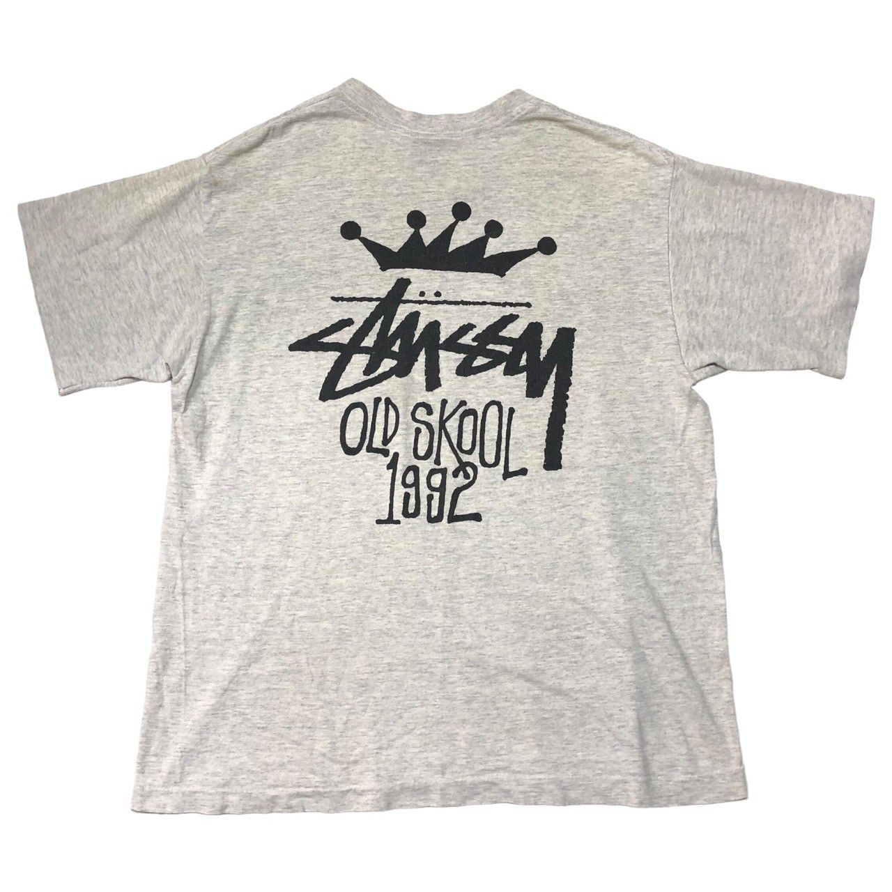 90s old stussy ラグラン Tシャツ 七分袖 ブラック ホワイト