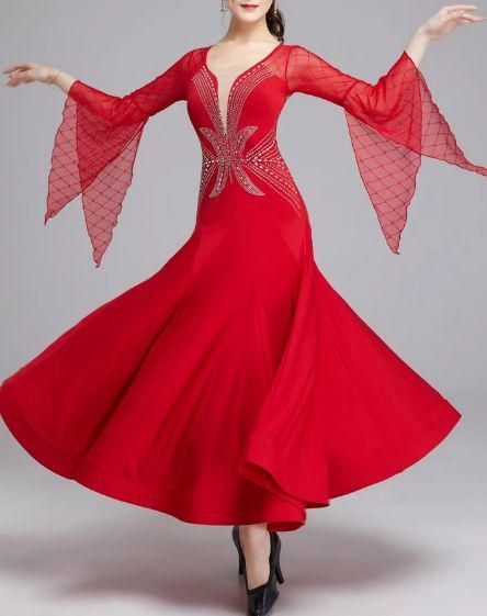 社交ダンスドレス ラテンドレス レース 競技 透けません オーダーメイド