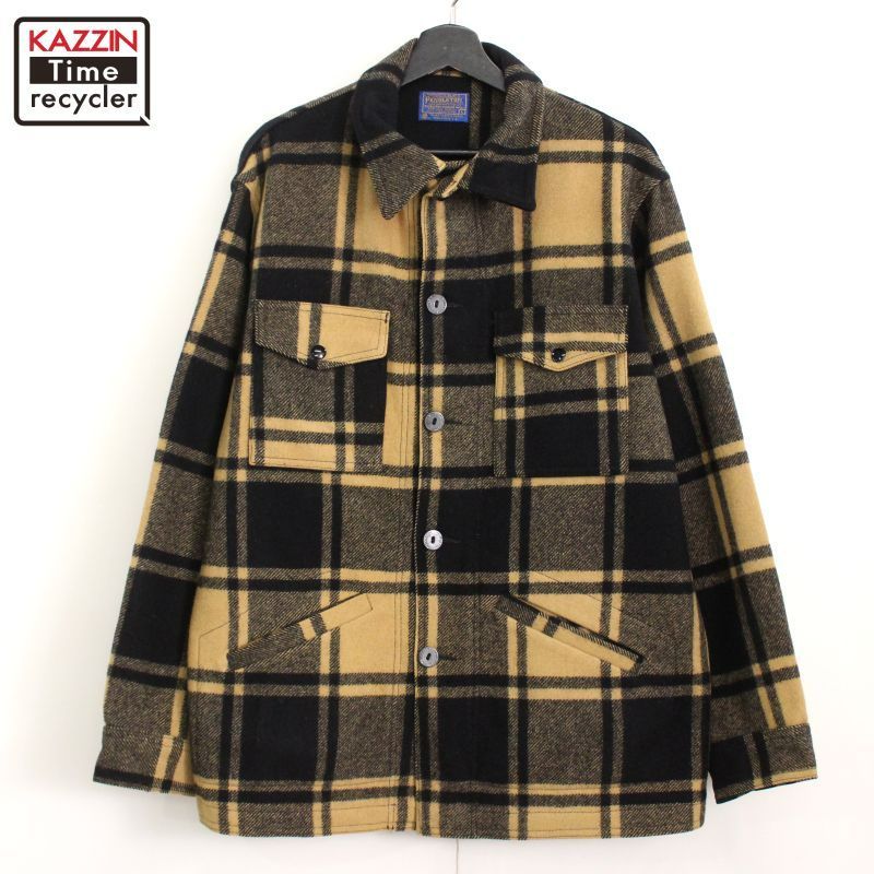 70s USA製 vintage PENDLETON チェック柄 ウール ジャケット
