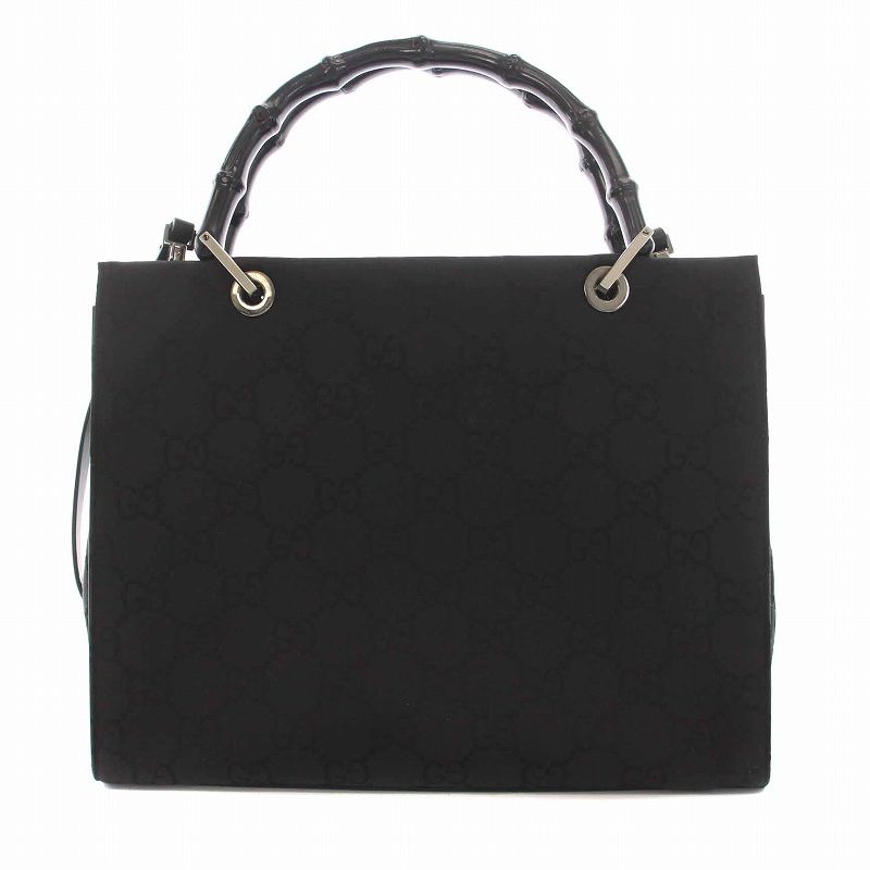 GUCCI 002 1016 GG柄 ナイロン バンブー ハンドバッグ ブラック 楽天市場】【バッグ】GUCCI グッチ ナイロン バンブー トート