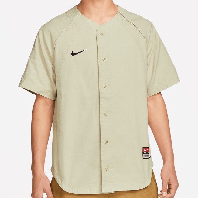 NIKE SB x MLB ナイキエスビー メジャーリーグ 22AW 別注 BASEBALL S/S JERSEY ベースボールシャツ DQ6283-206  M ベージュ 半袖 トップス g11291 - メルカリ