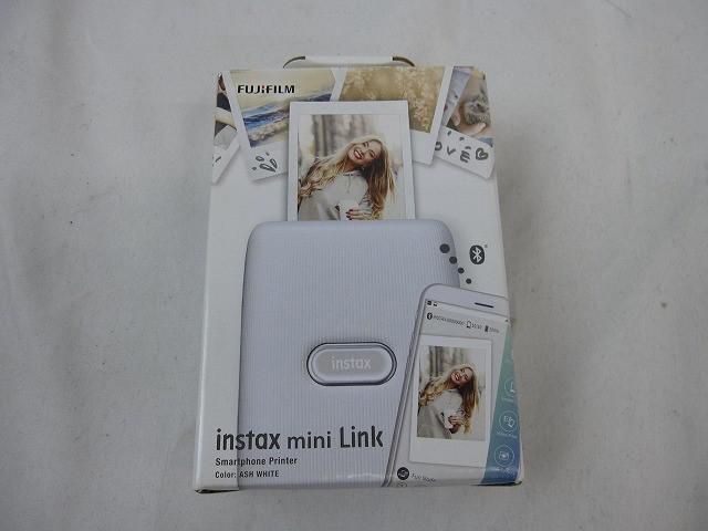 家電 FUJIFILM 富士フィルム instax mini Link アッシュホワイト チェキ スマートフォンプリンター