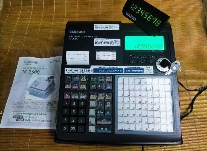 カシオレジスター TK-2500 設定無料 72タッチ3面 615466 - メルカリ