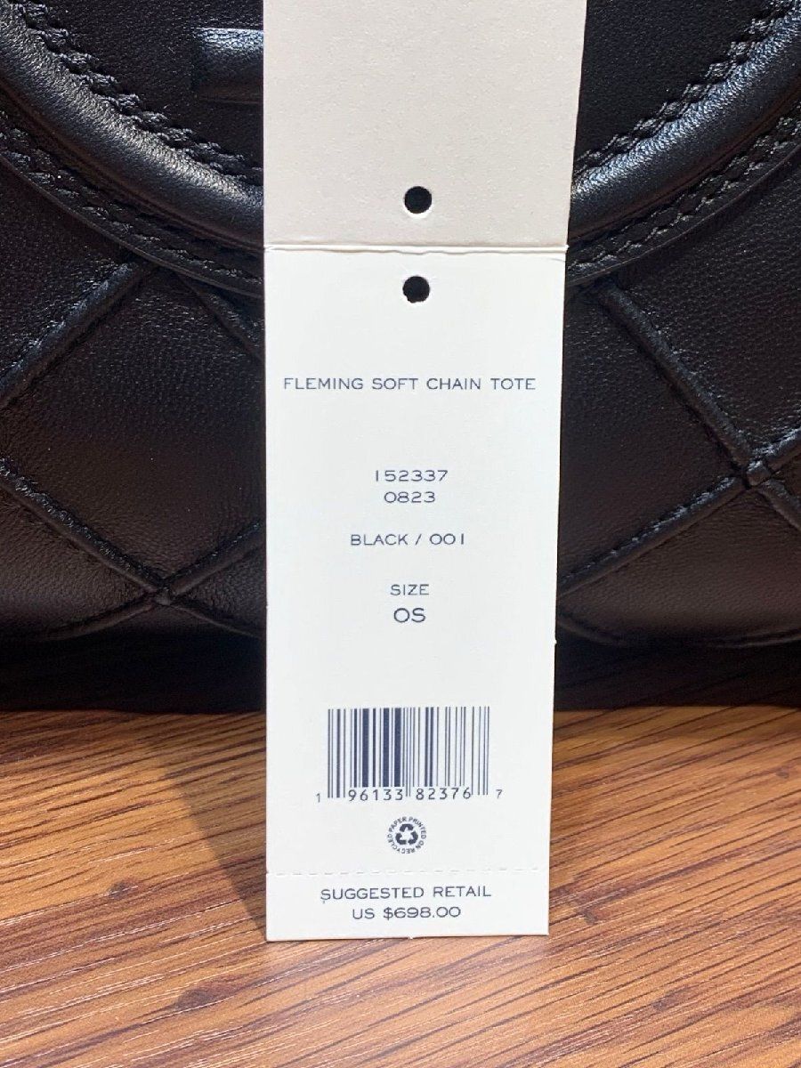 TORY BURCH 中型 トートバッグ ブラック シープスキン トートバッグ ショルダーメッセンジャーアウトレット品　大容量 #152337