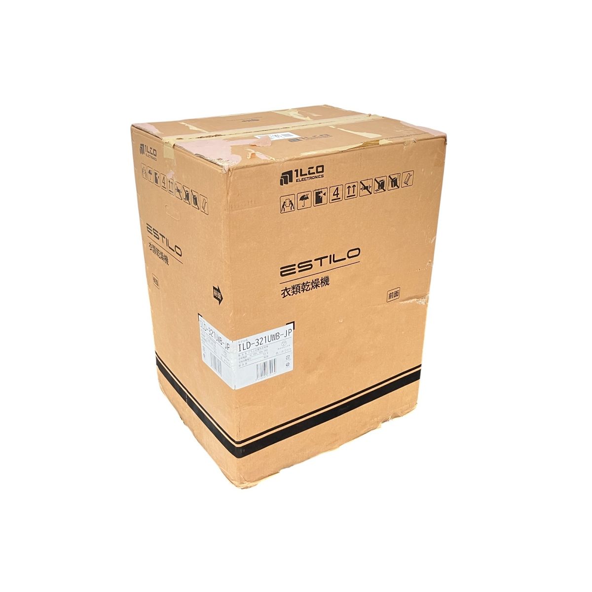 ESTILO エスティロ ILD-321UWB-JP ドラム式電気乾燥機 ホワイト