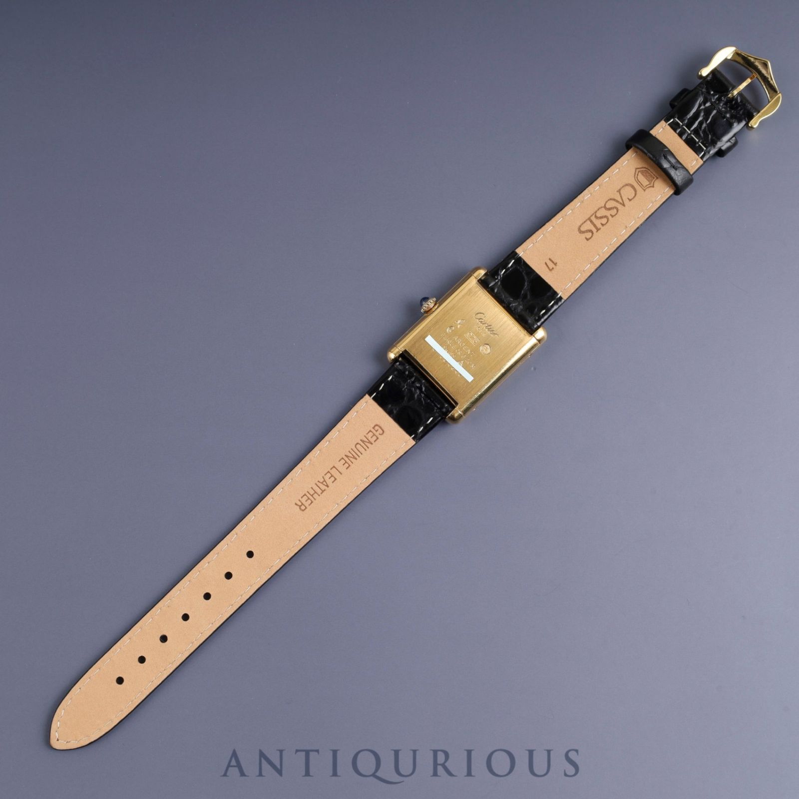 Cartier カルティエ マストタンク LM 手巻き Cal.78-1 SV925 革 純正 