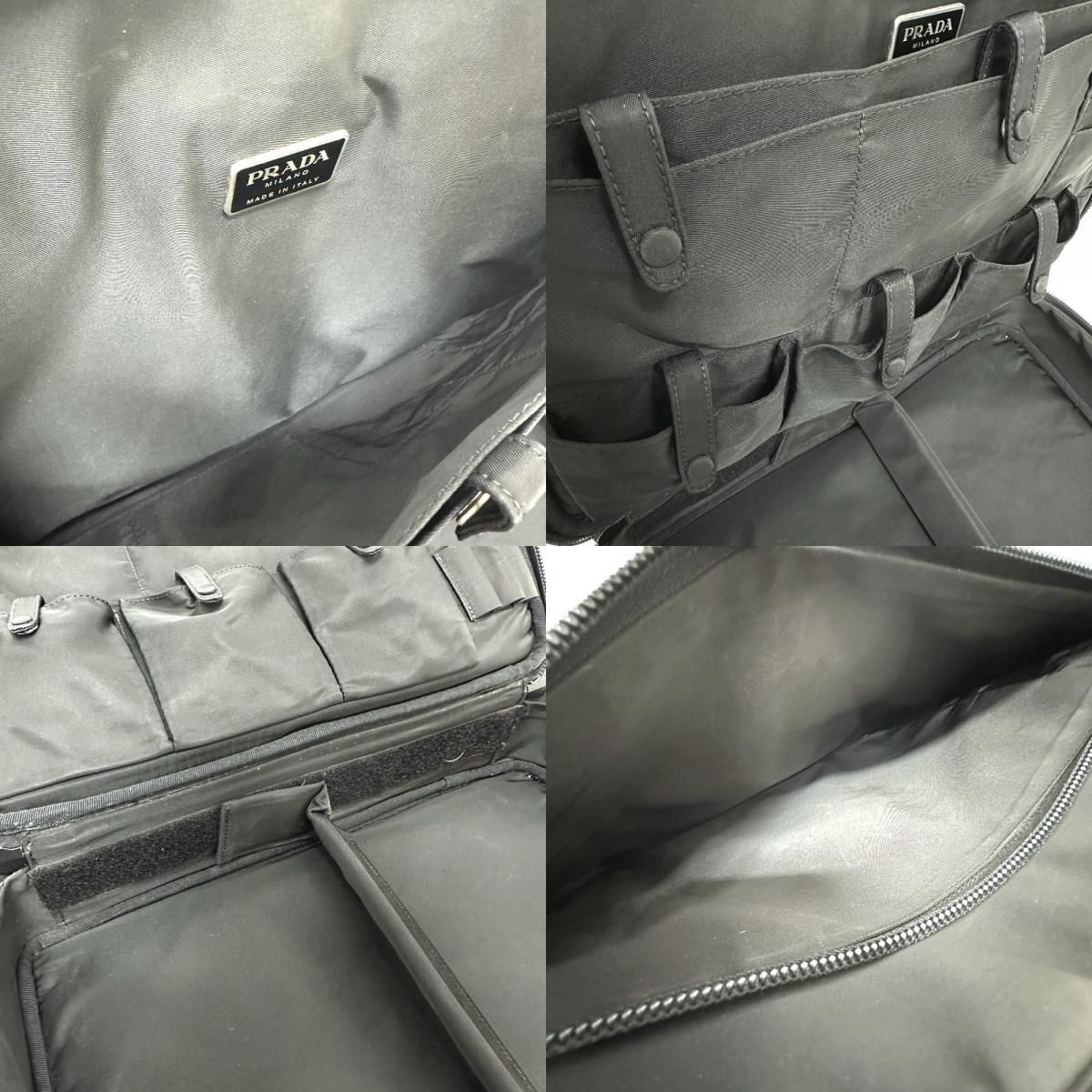 PRADA プラダ ビジネスバッグ トライアングルプレート V147S ナイロン