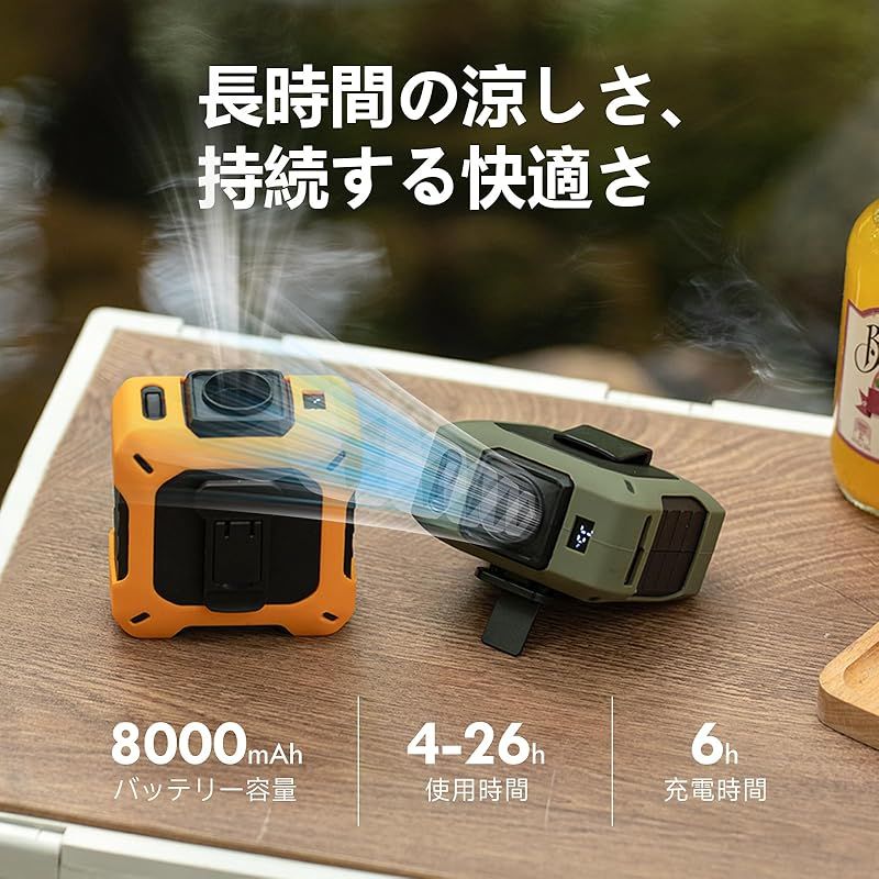 8000mAh緊急充電 MAX回転数18850rmp