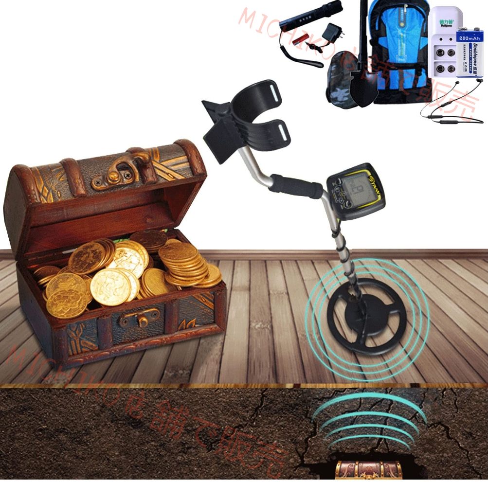 高感度金属探知機 防水 地下金属探知器 屋外 宝探し 下地探し 探知深度10m 専門の金属探知機 識別 な金 銀 青銅の トレジャーハンター 考古学探知機 持ち運び簡単