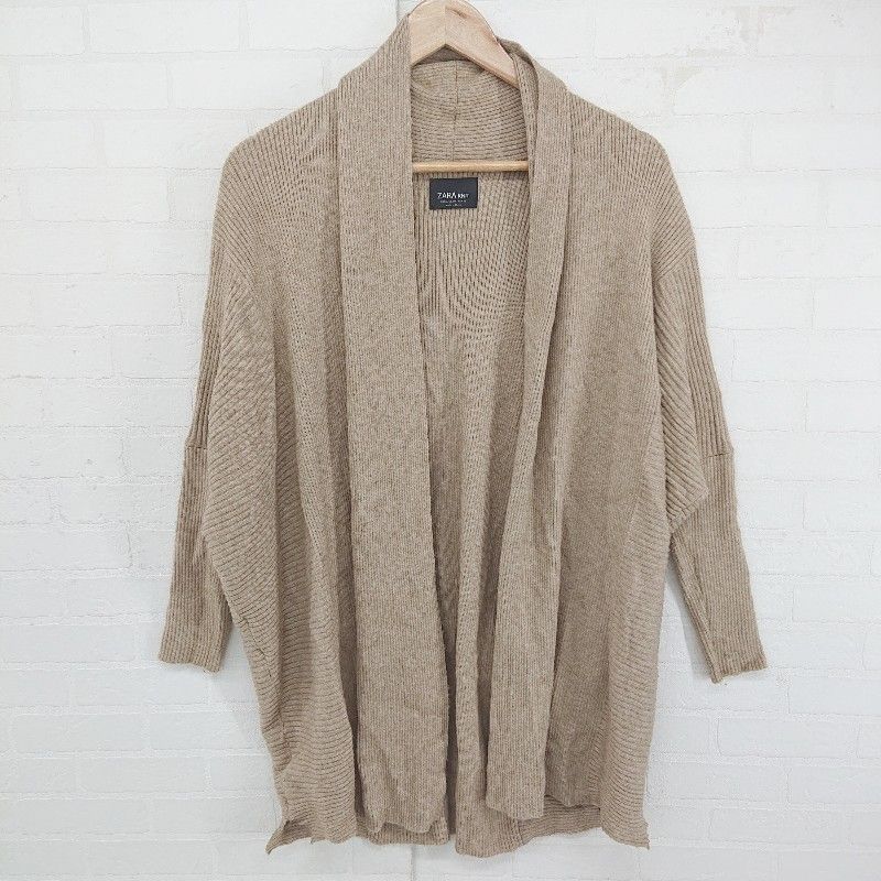 ZARA KNIT ザラ ニット ガウン カーディガン E 14790 - メルカリ