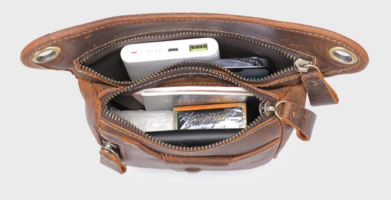 【新品】Venneti クロコ型押し　ウエストポーチ クロコダイル型押し ウエストバッグ メンズ 本革 2WAY ベルト