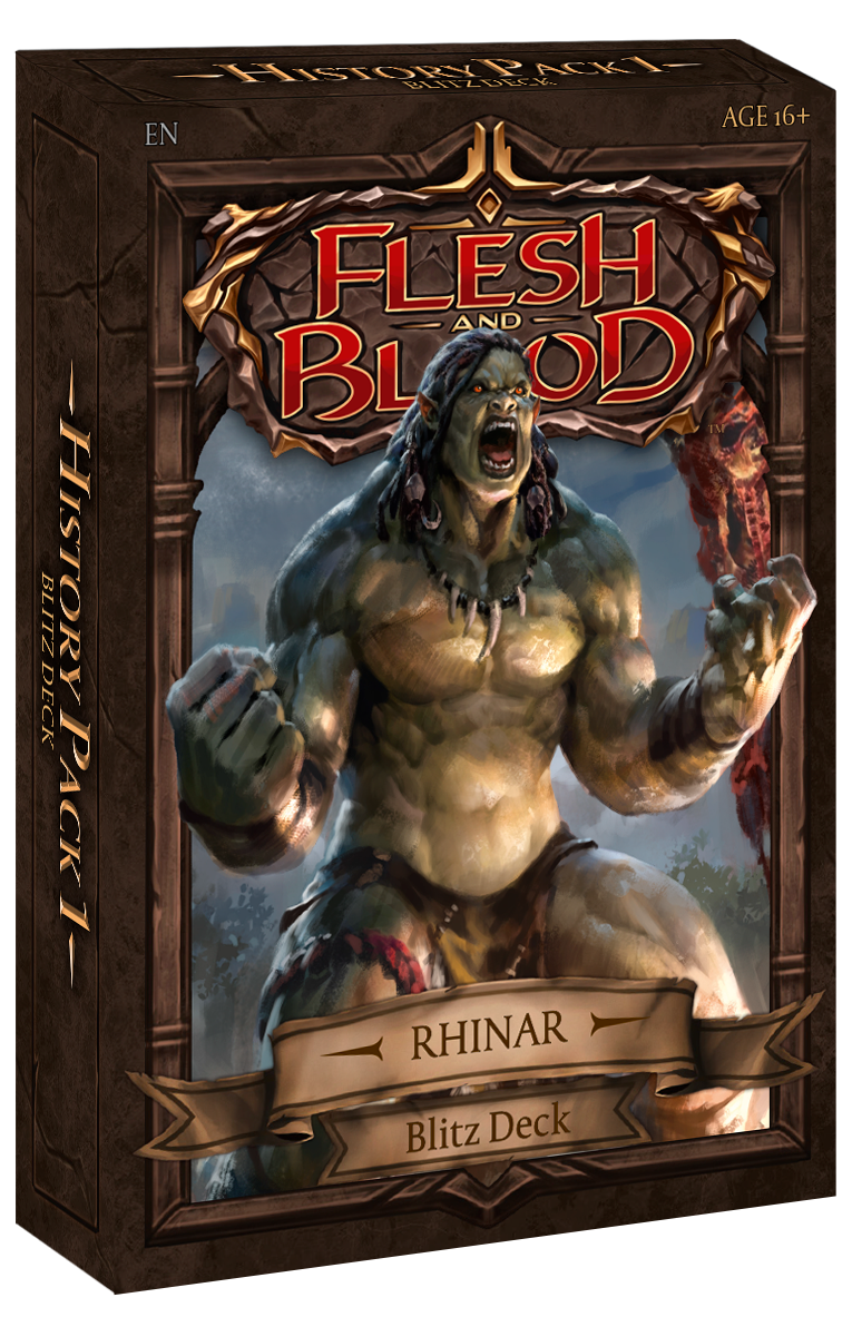 【Flesh and Blood】HISTORYPACK1 ブリッツデッキ 構築済み 英語版 HISTORY PACK 1 BLITZ DECK  RHINAR FaB FaBTCG