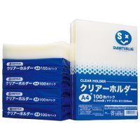 クリアーホルダーA4乳白600枚 D400J-6 ジョインテックス