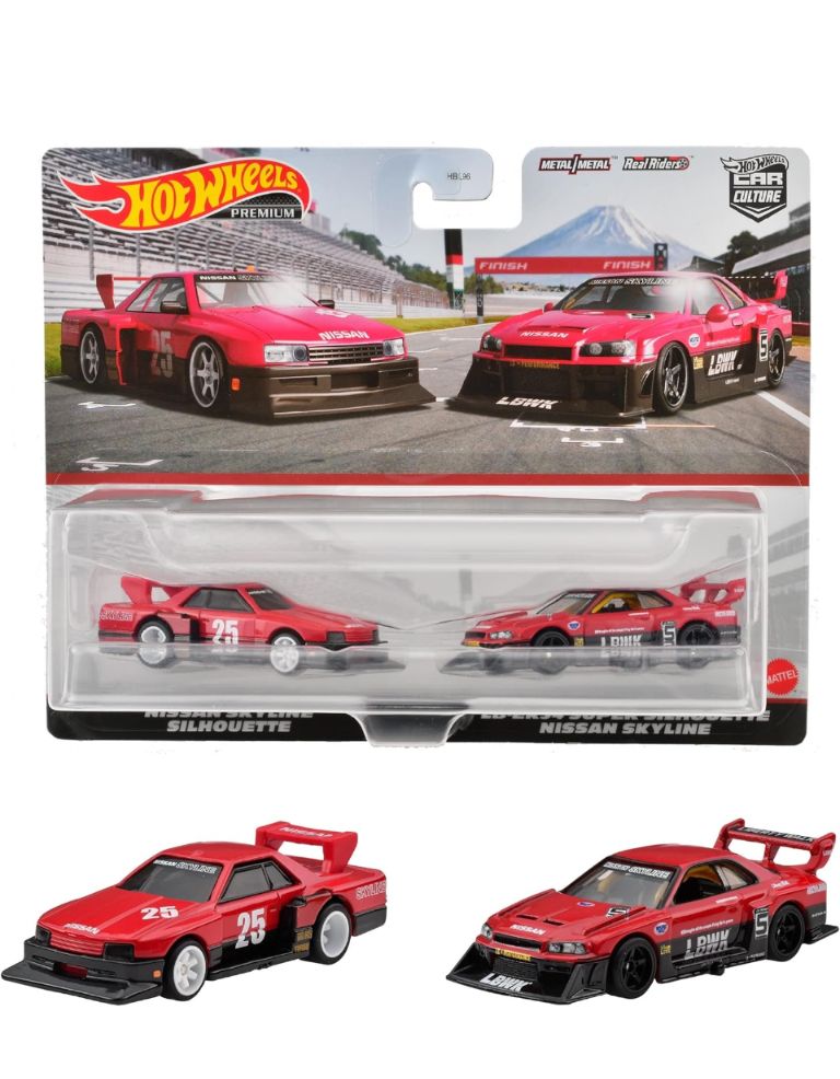 絶版 新品未開封 ホットウィール プレミアム2パック スカイライン LBWK