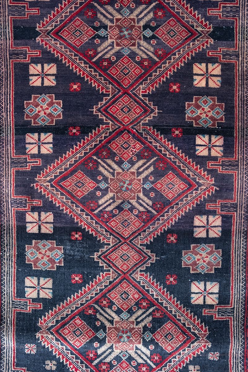 1980's vintage】 バルーチ族 ビンテージラグ 【アフガニスタン産 1980