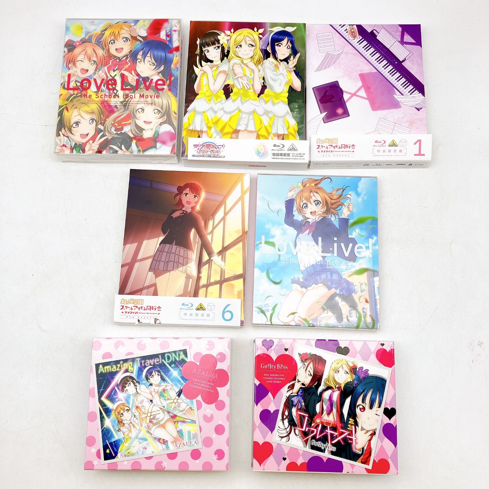 【激レア】Aqours 特典CD Blu-ray全巻購入特典 ユニット曲セット 激レア】Aqours 特典CD Blu-ray全巻購入特典 ユニット曲セット