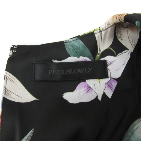 ピールスローリー PEELSLOWLY ワンピース ロング丈 ノースリーブ ピールスローリー PEELSLOWLY ワンピース ロング丈 ノースリーブ