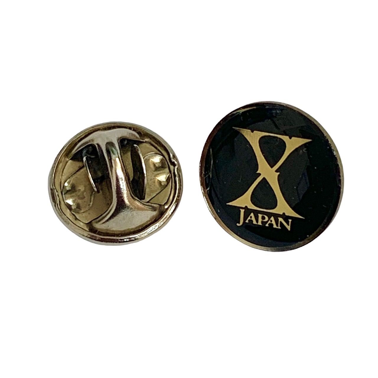 超超希少品⭐️X JAPAN】 ロゴマーク ピンバッジ ブラック