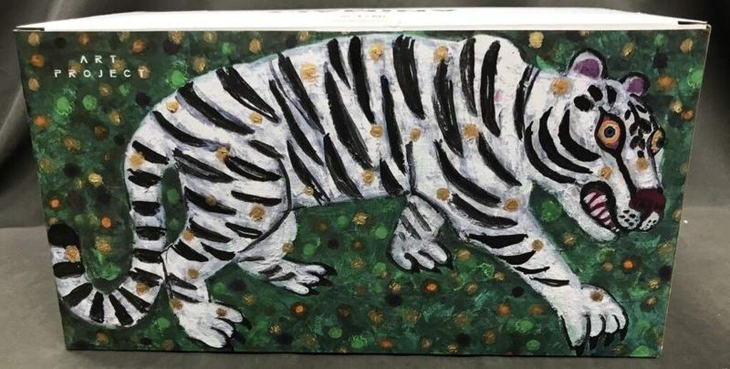 海洋堂 ANIMALS 三沢厚彦 TORA GOLD 求龍堂限定特典付き 】三沢厚彦 ANIMALS トラ ゴールド ソフト