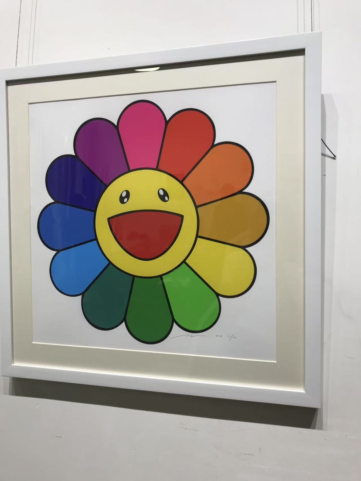 Smile On, Rainbow Flower 村上隆 レインボーお花にっこりね