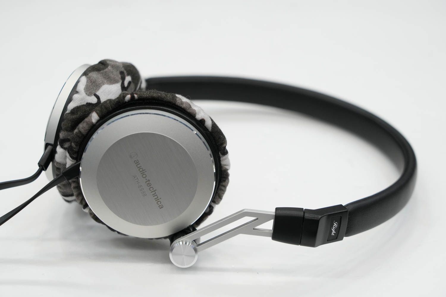 mimimamo super stretch headphone cover for protecting and repairing audio-technica ATH-ES88 earpads (size: M, color: city, model number: MHC-001-CC)