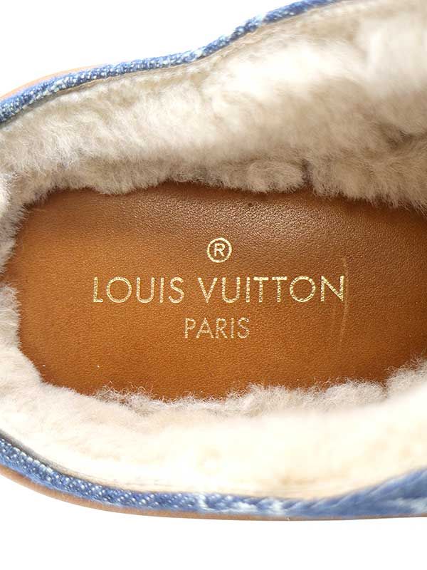 ルイヴィトン　モノグラムデニムミュール LOUIS VUITTON ルイヴィトン 20AW LVコージーライン モノグラム