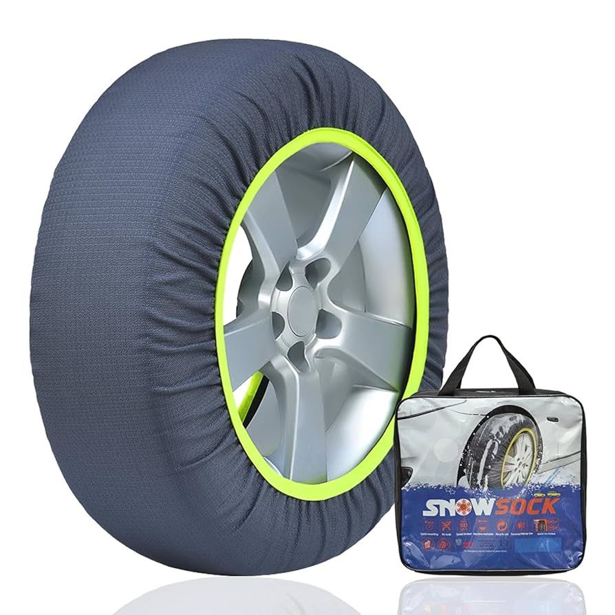 タイヤチェーン 布製 スノーソックス 軽自動車 布チェーン 非金属 スノーチェーン 2輪分 チェーン規制対応 簡単 軽量 冬雪 雪道 タイヤ 滑り止め