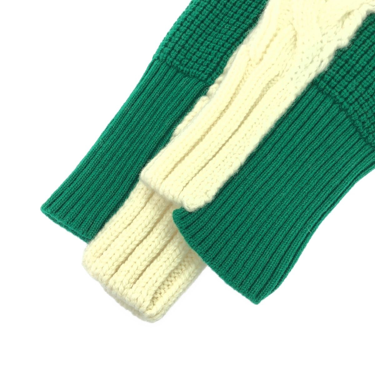 sacai サカイ 21AW Wool Knit Zip Up Blouson ウールニットジップ 