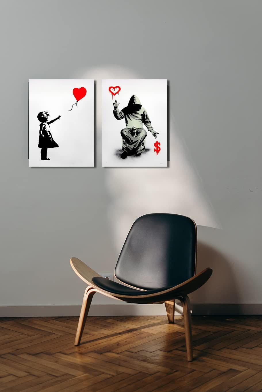 バンクシー 風船と少女 絵画 愛とお金 ポスター アートパネル バンクシー 風船と少女 絵画 愛とお金 ポスター アートパネル