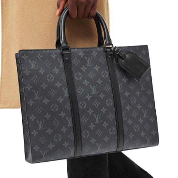 【極美品】ルイヴィトン　エクリプス　ビジネスバッグ　トートバッグ　ブリーフケース ルイヴィトン M45265 モノグラム・エクリプス キャンバス