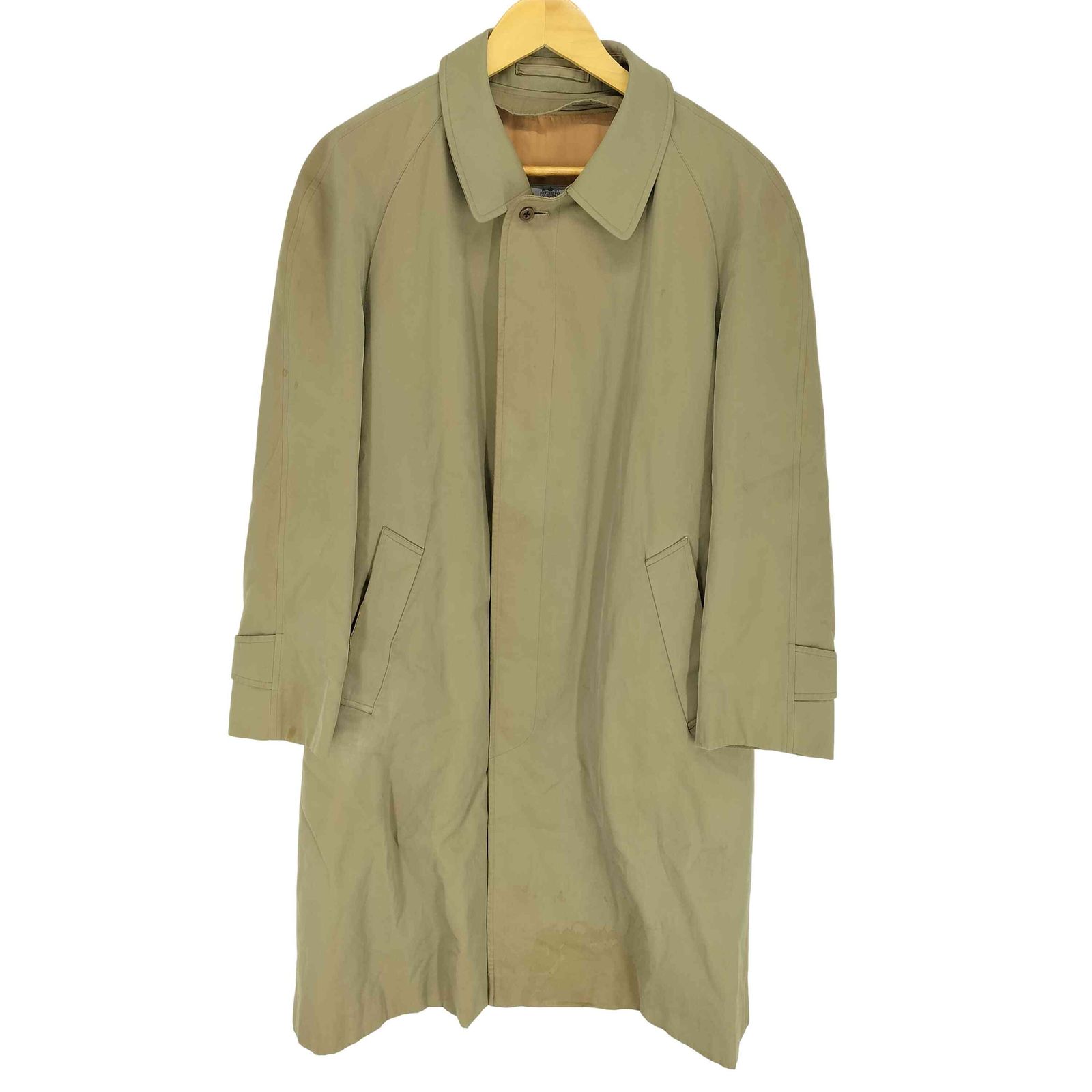 美品✨アクアスキュータム ステンカラーコート ライナー付 カシミヤ混　M カシミヤ ステンカラーコート