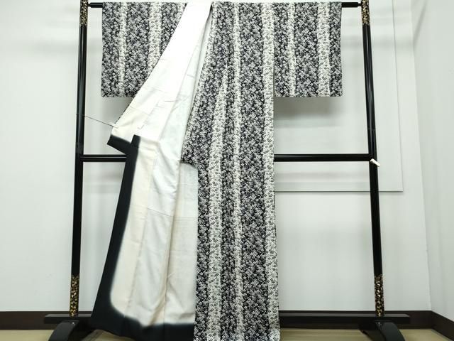 平和屋着物○上質な小紋 舞桜 正絹 逸品 CAAQ9156vf