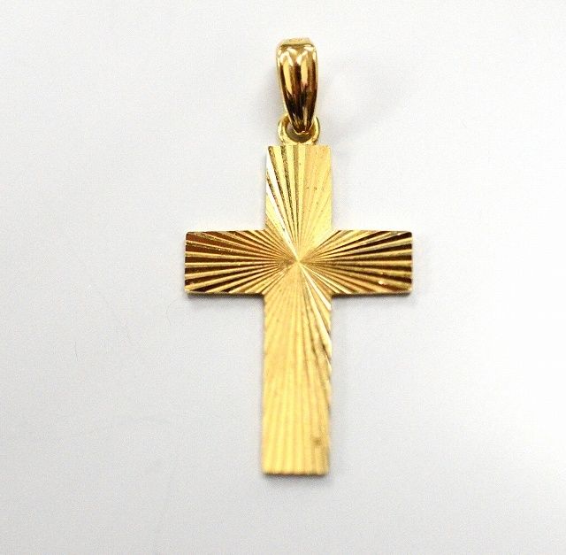 【極美品】TSUTSUMI K18イエローゴールドクロスペンダント 極美品】TSUTSUMI K18イエローゴールドクロスペンダント