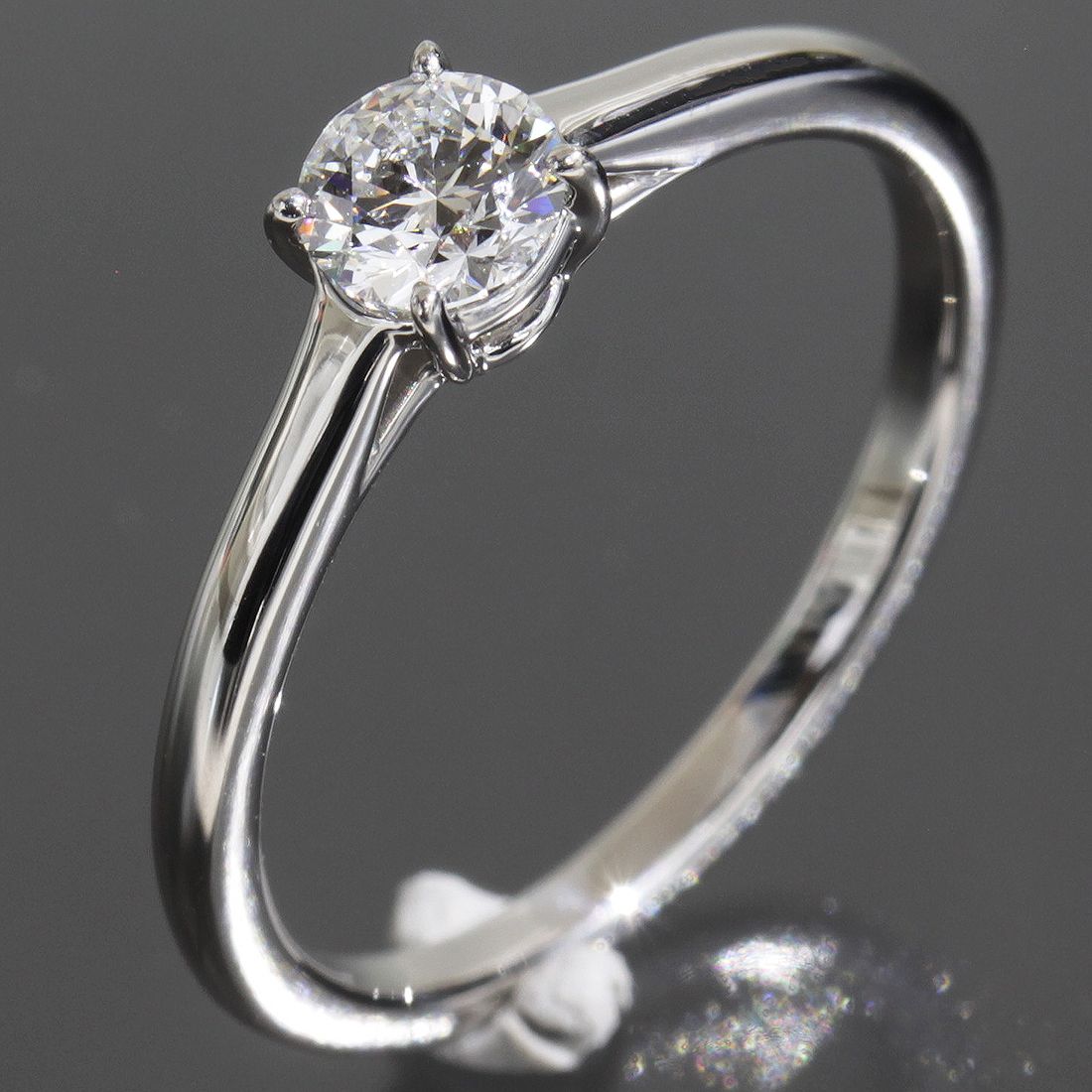 フォーエバーマーク ダイヤ 0.31ct リング 10号 PT950 プラチナ 鑑保 E1743