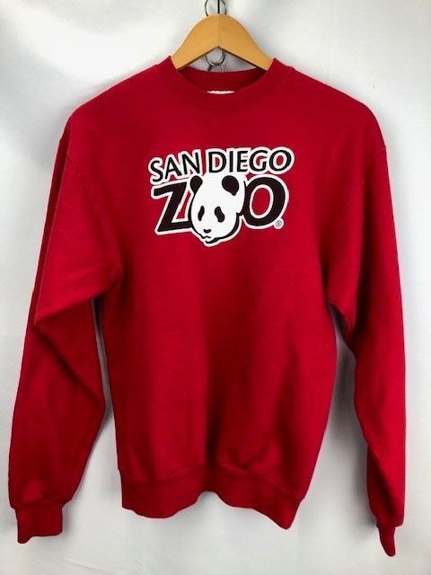 90‐00年代 SADIEGO ZOO プリント パンダプリント スウェット HANES