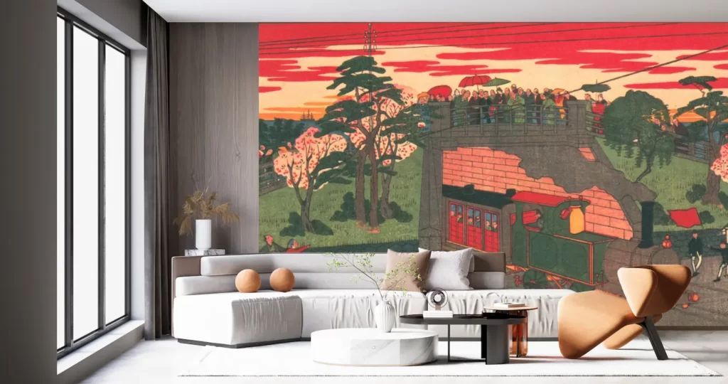 英国アンティーク古いパロディプリント絵/壁飾り/ウォールアート(87