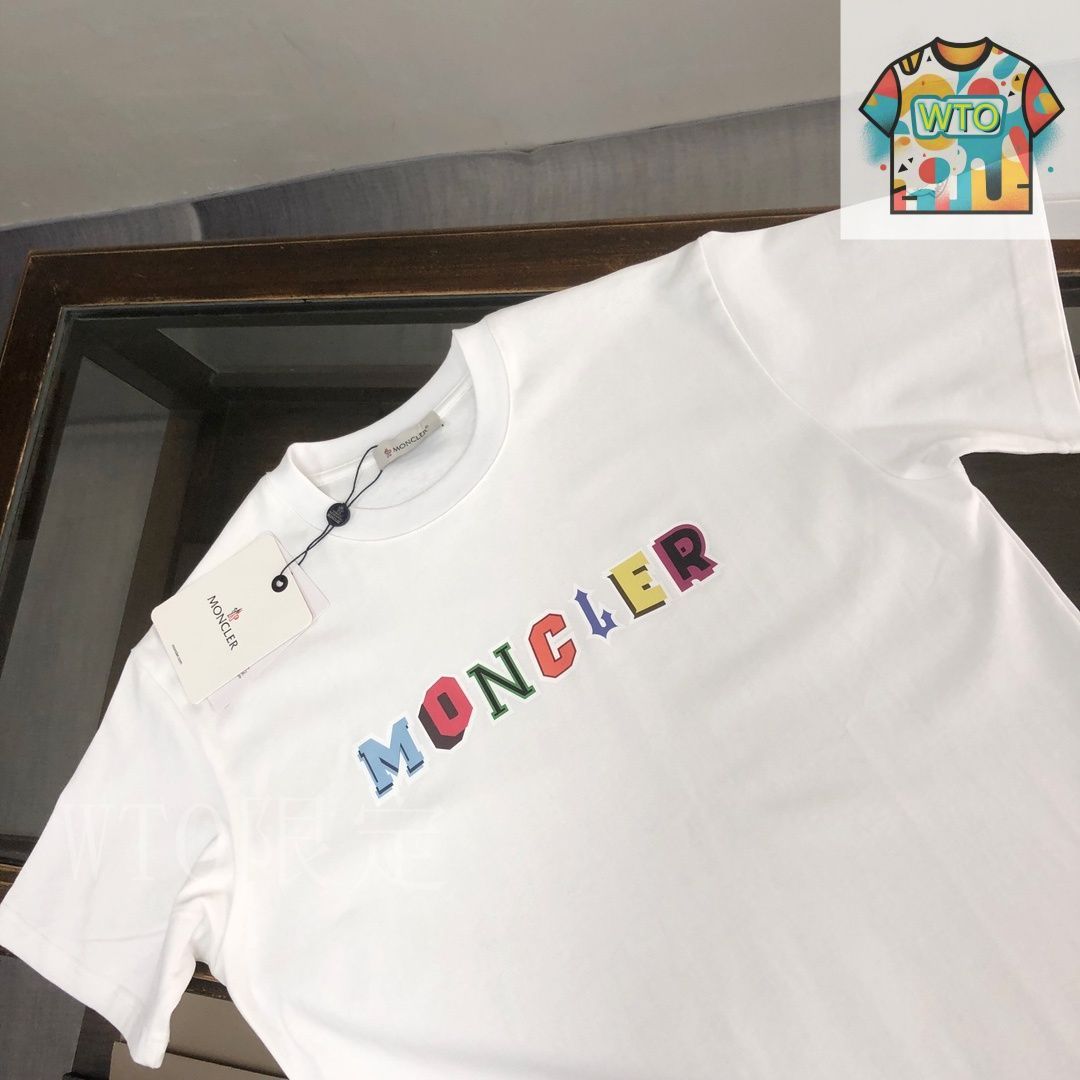 ♪直営店♪Moncler 25SS コットンTシャツ 今日特価】Moncler 25SS Summer Dual-Cotton Tee - メルカリ