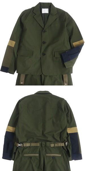 極美品□22SS 定価￥165,000 sacai/サカイ 22-02678M コットン
